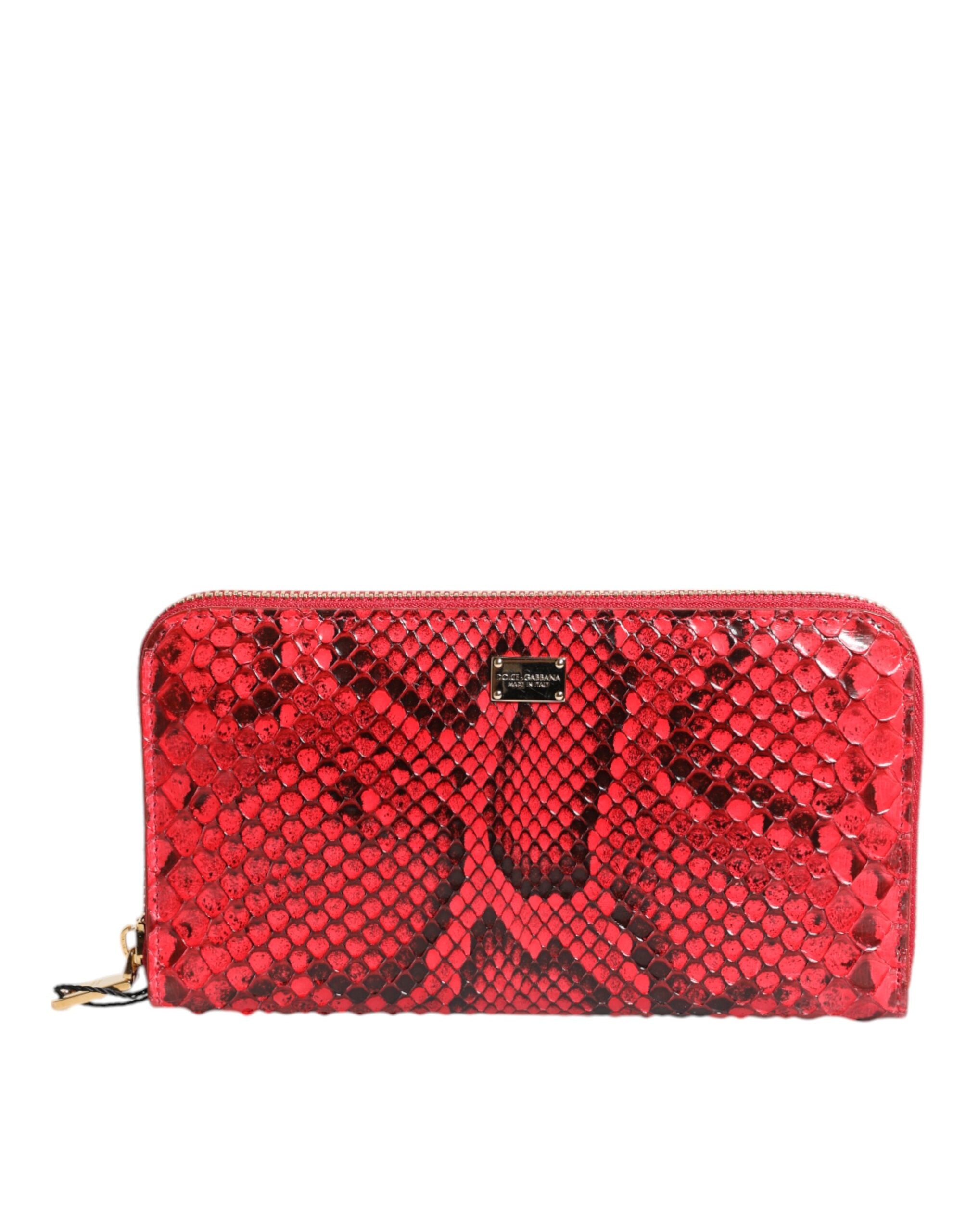 Portefeuille Dolce & Gabbana Continental rouge