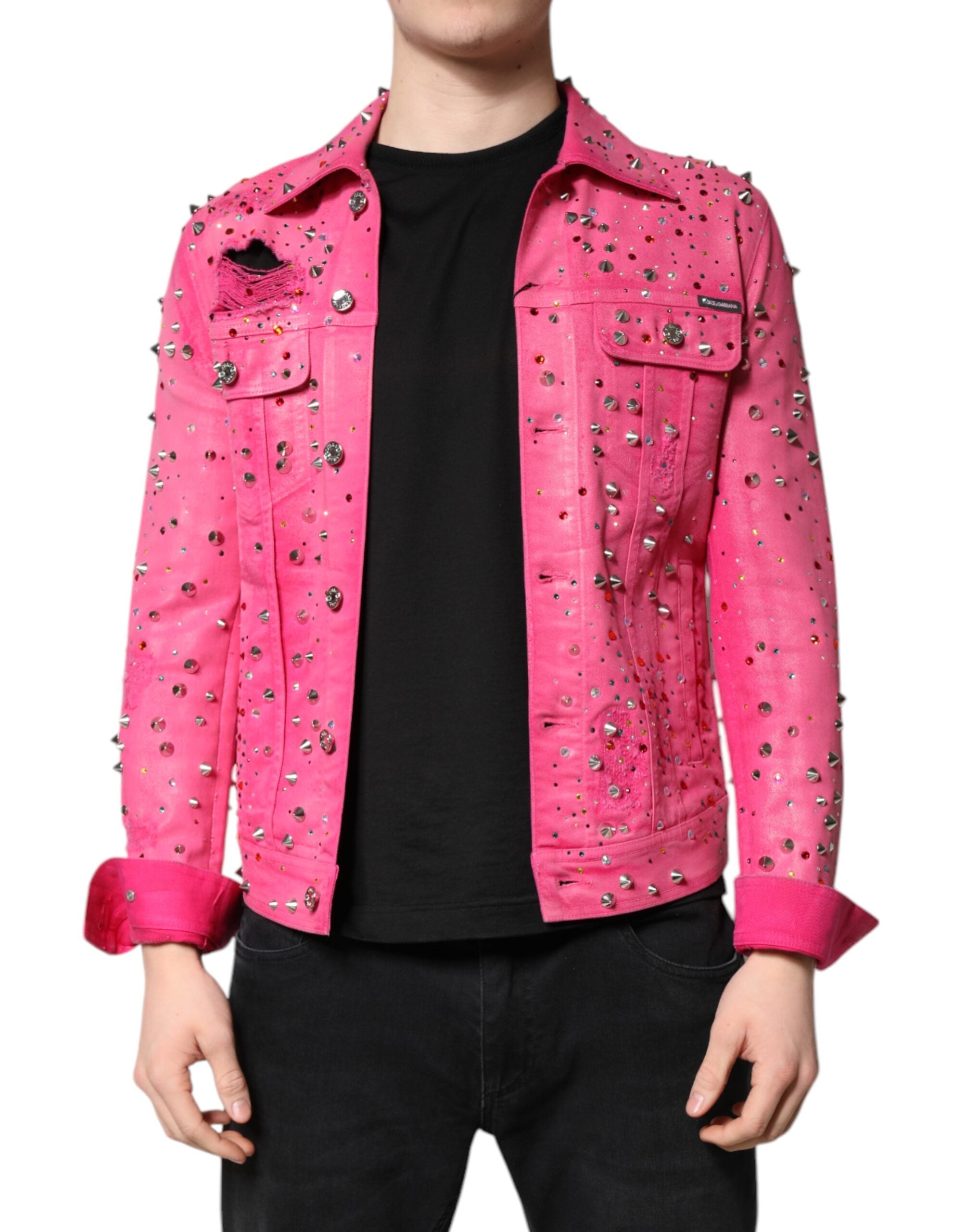 Veste Dolce & Gabbana en denim rose