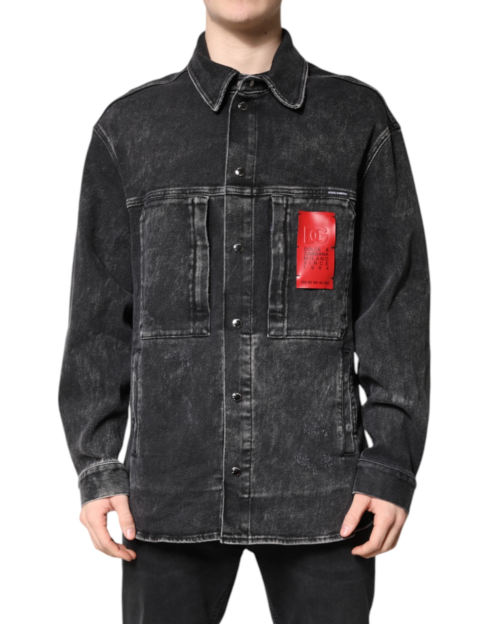 Veste Dolce & Gabbana denim noire