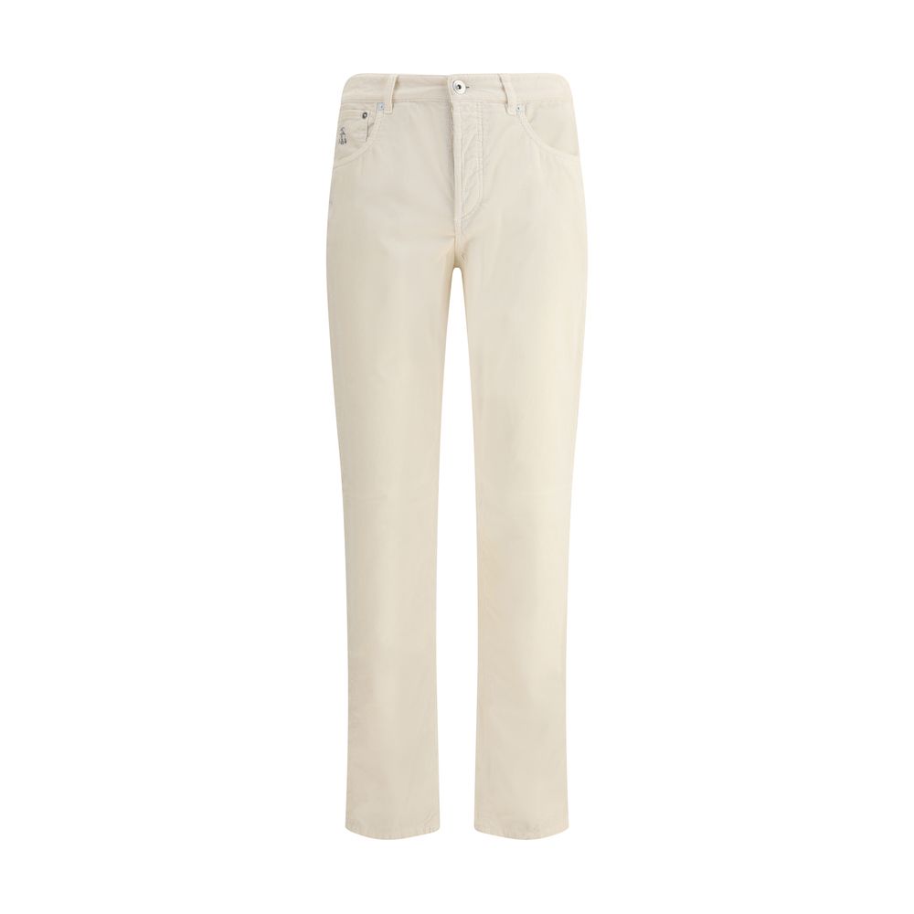 Pantalon Brunello Cucinelli corduroy beige