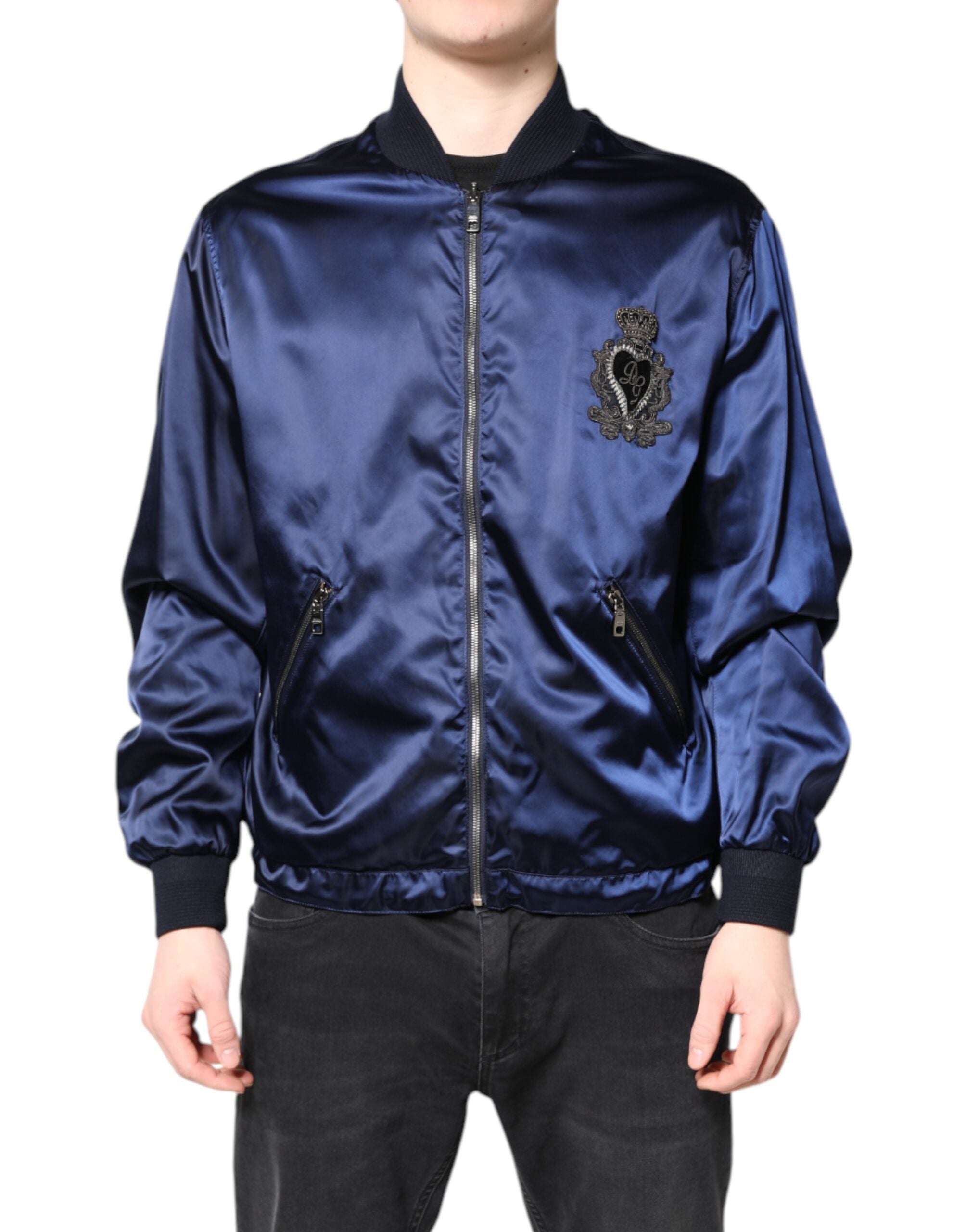 Veste Dolce & Gabbana bomber bleue