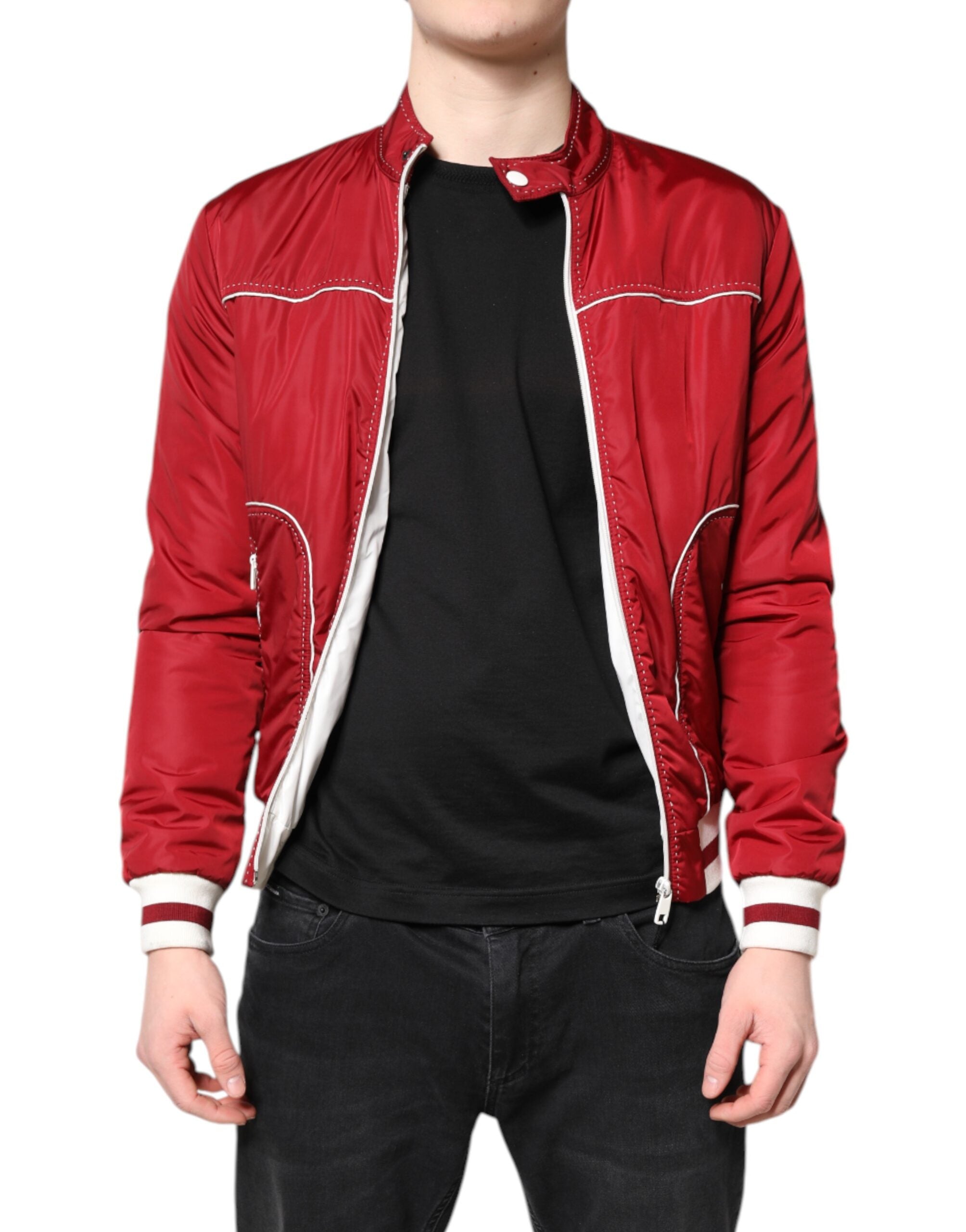 Veste bomber Dolce & Gabbana rouge