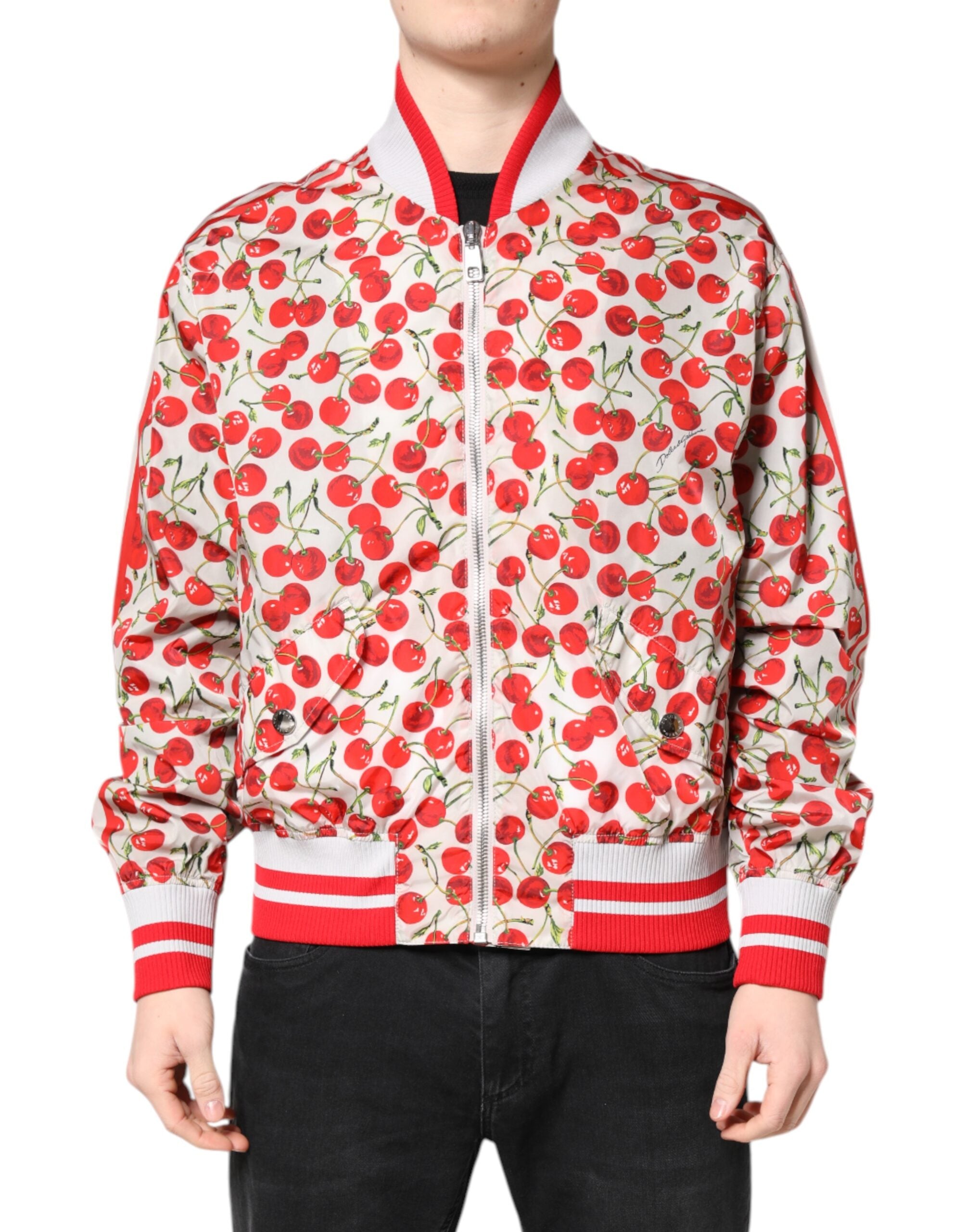 Veste bomber Dolce & Gabbana blanche