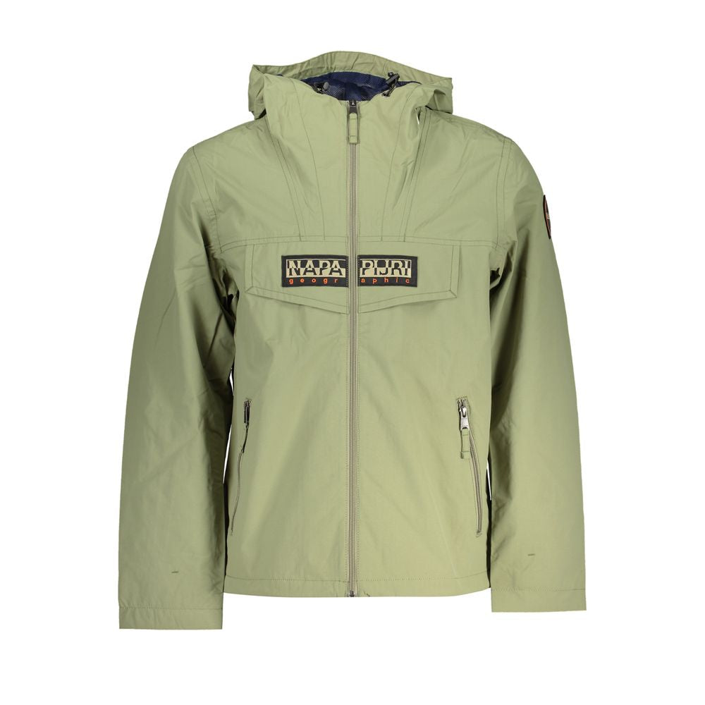 Veste Adidas à capuche verte