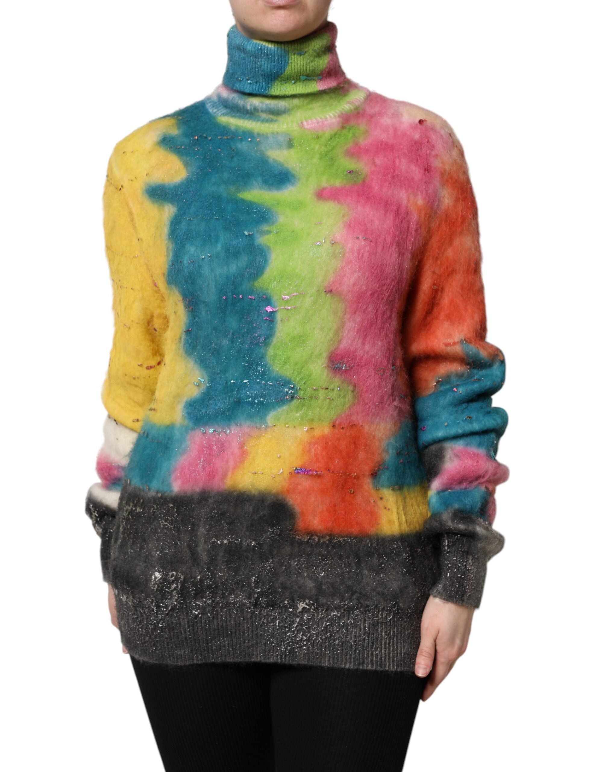 Pull DOLCE & GABBANA turtleneck multicolore