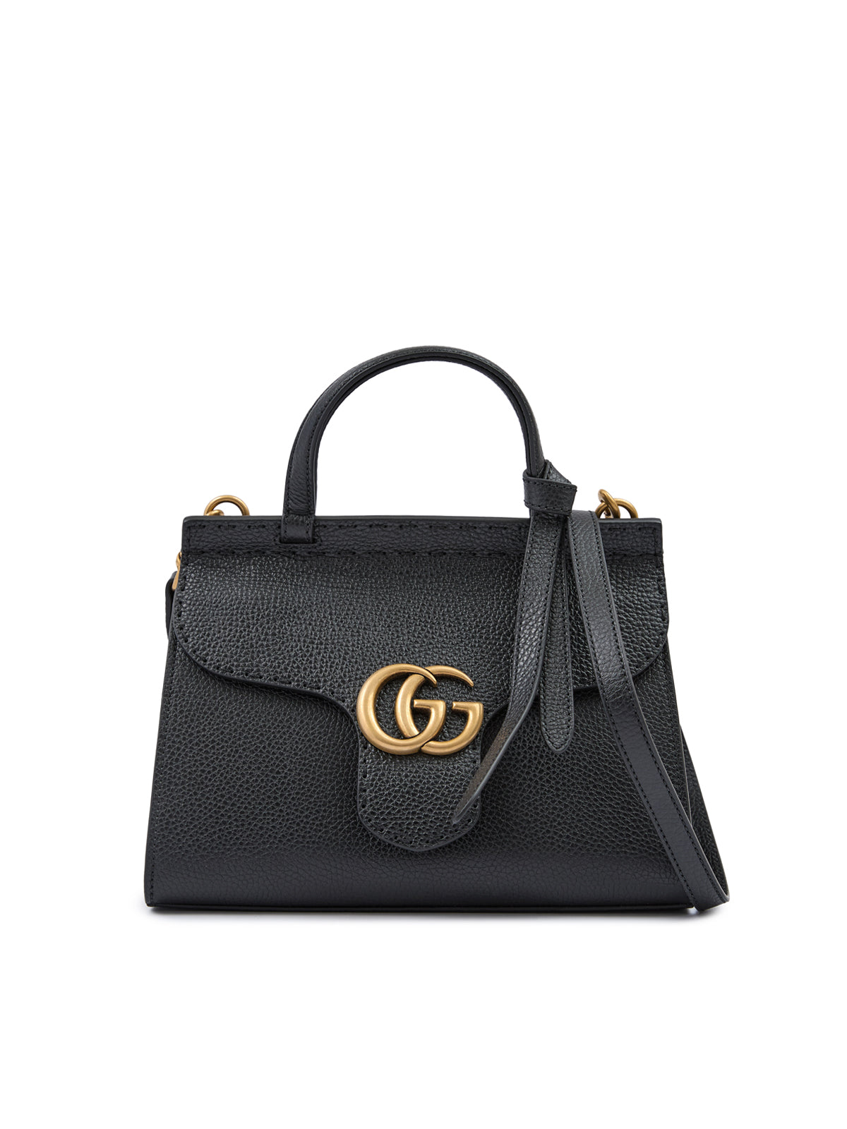 Sac à main Gucci GG Marmont noir