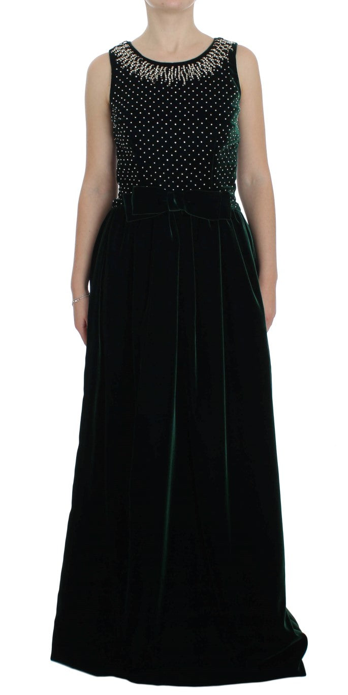 Robe Dolce & Gabbana maxi vert