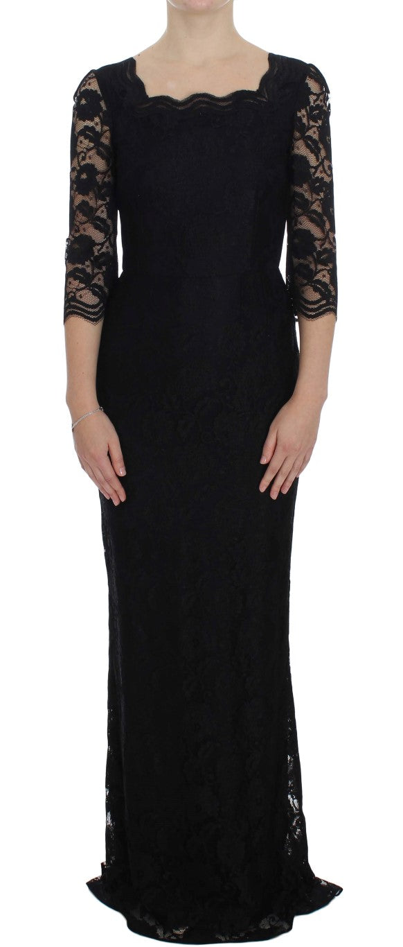 Robe maxi Dolce & Gabbana noire