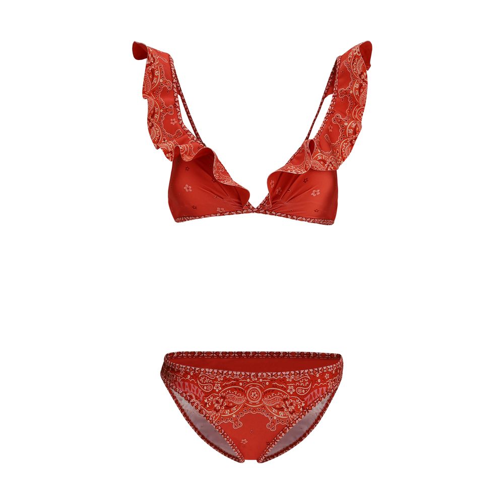 Maillot de bain Zimmermann Lucky Frill multicolore