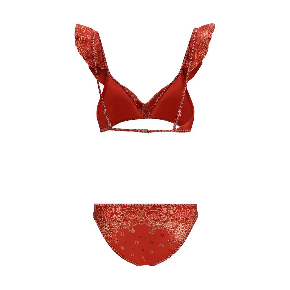 Maillot de bain Zimmermann Lucky Frill multicolore