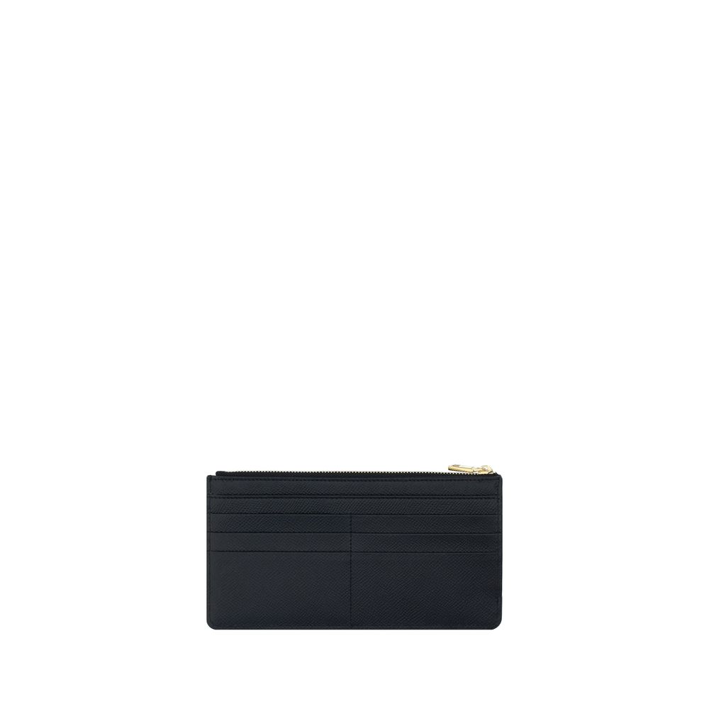 Portefeuille Dolce & Gabbana en cuir noir