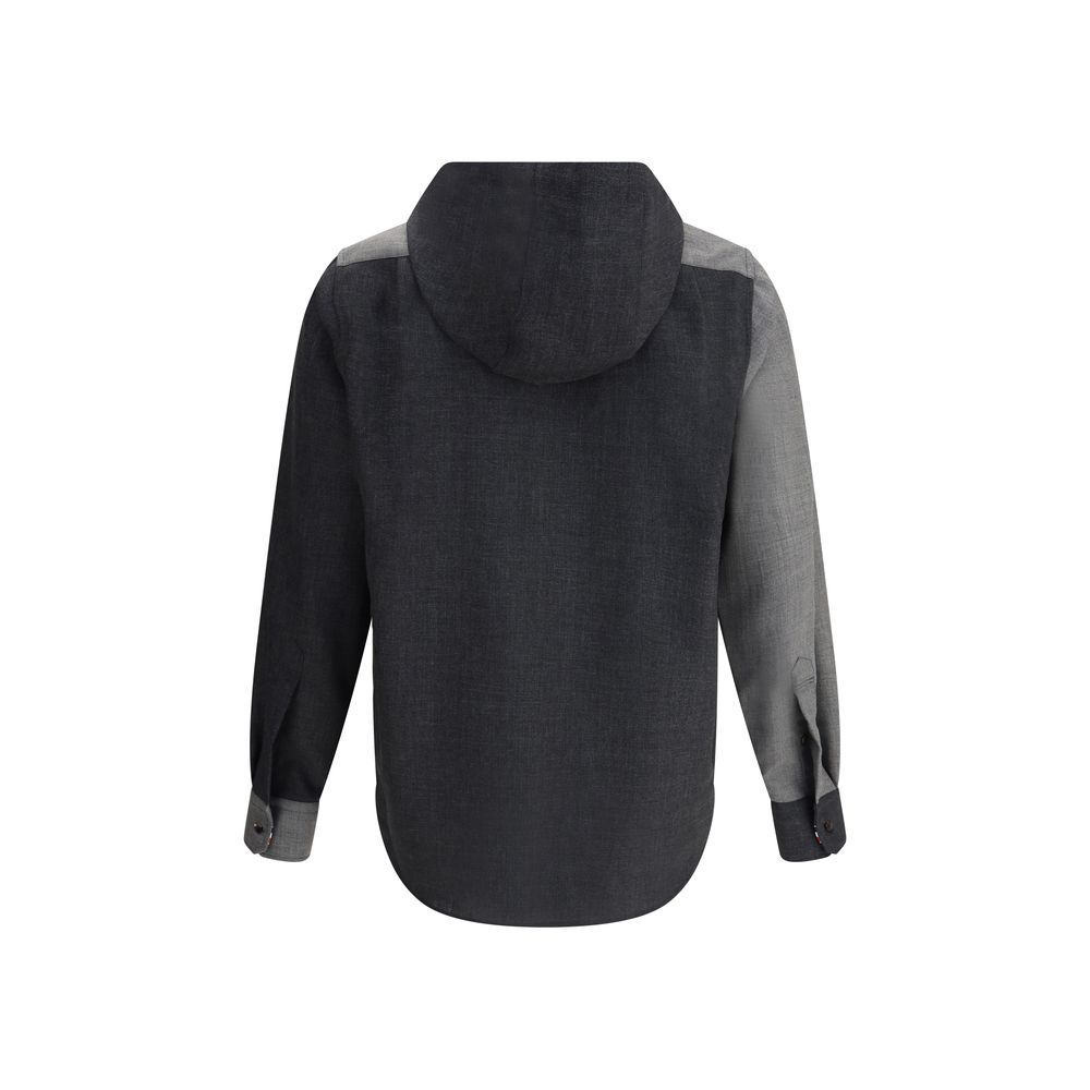 Veste à capuche Thom Browne grise