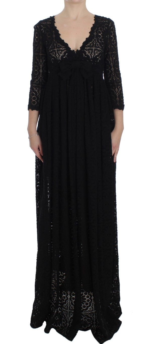 Robe maxi Dolce & Gabbana noire