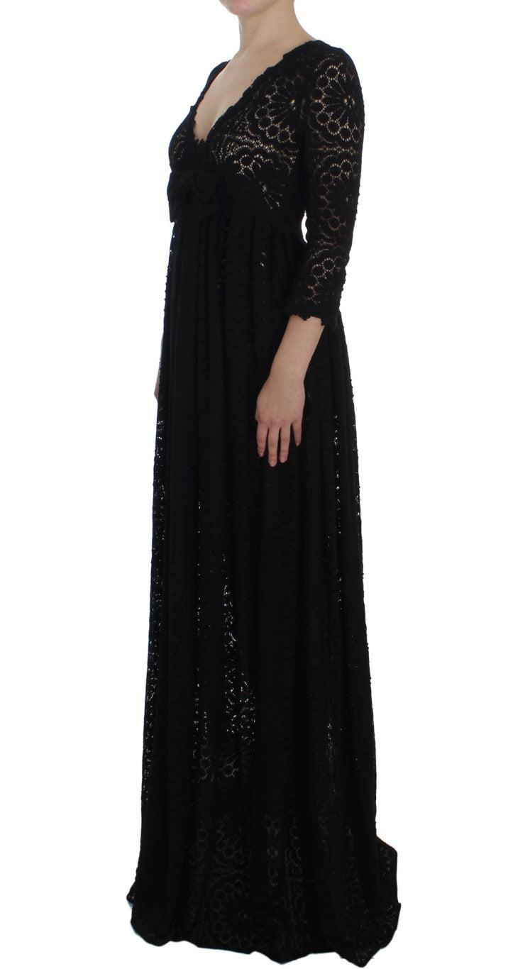 Robe maxi Dolce & Gabbana noire