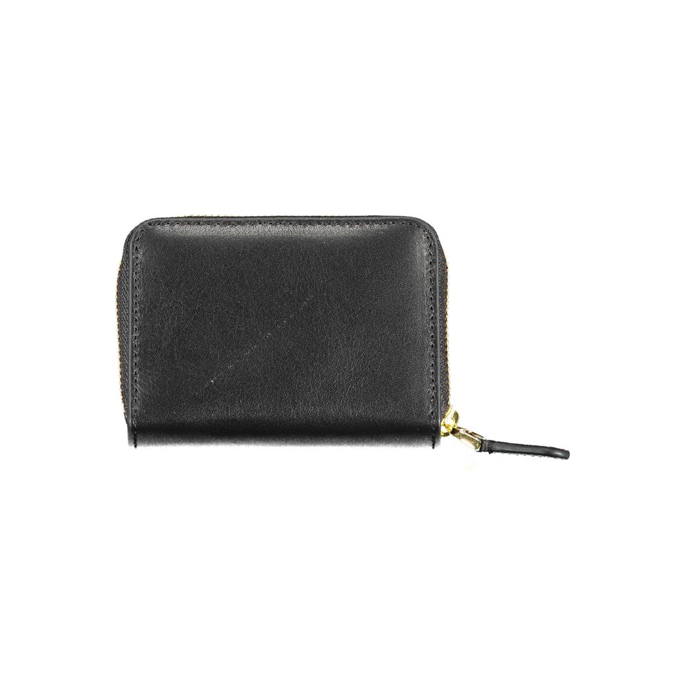 Portefeuille Noir Cuir 2 Compartiments