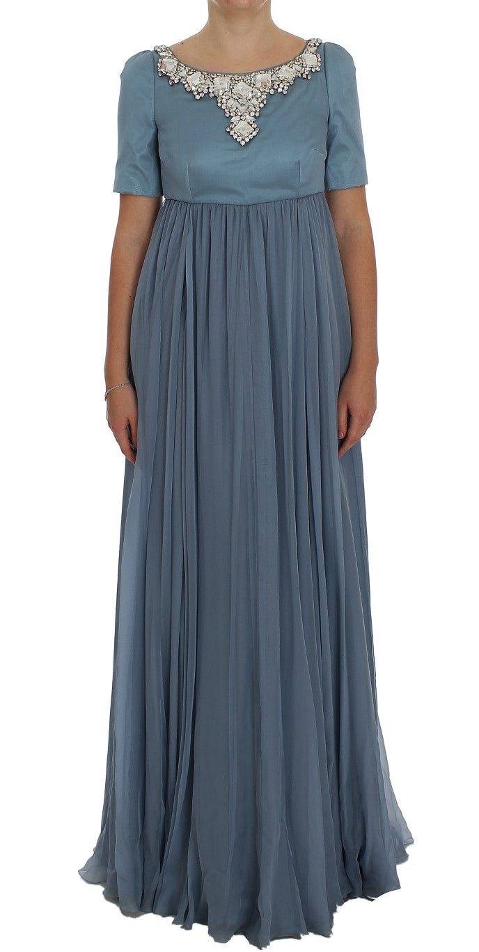 Robe Dolce & Gabbana Cristaux bleue