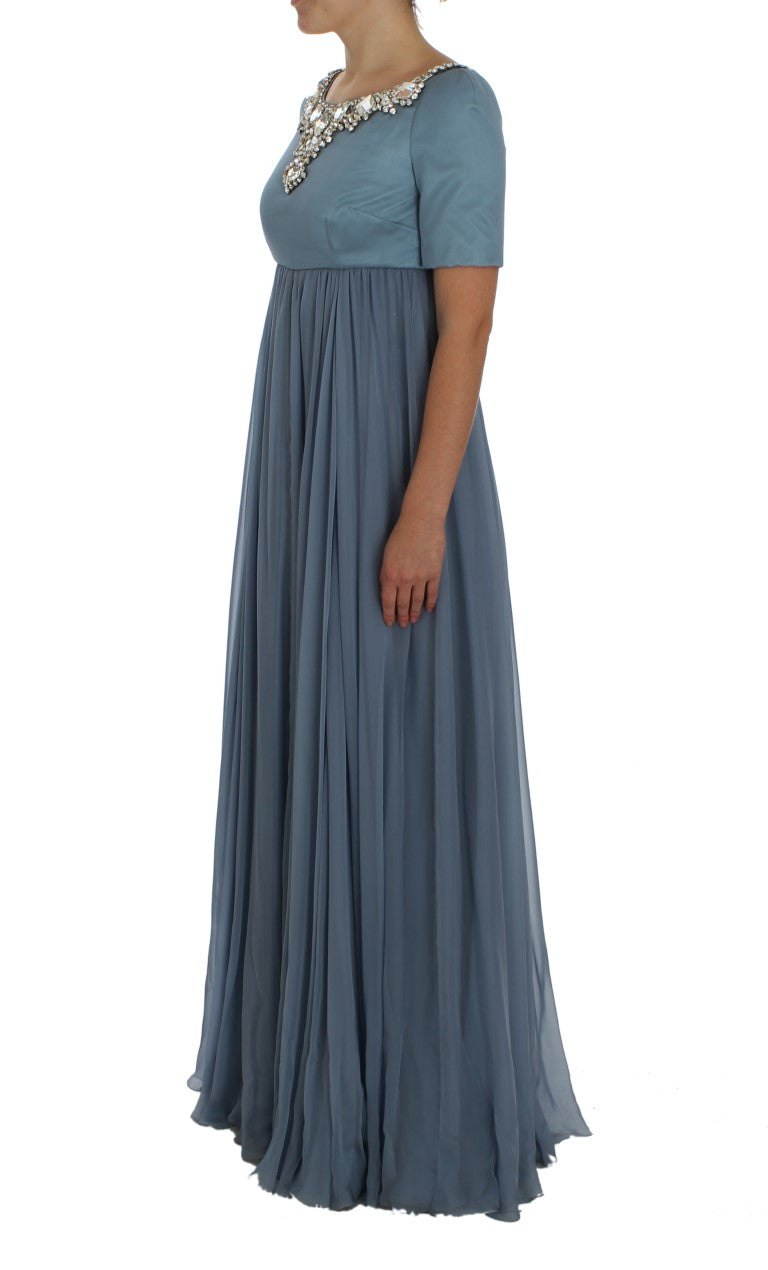 Robe Dolce & Gabbana Cristaux bleue