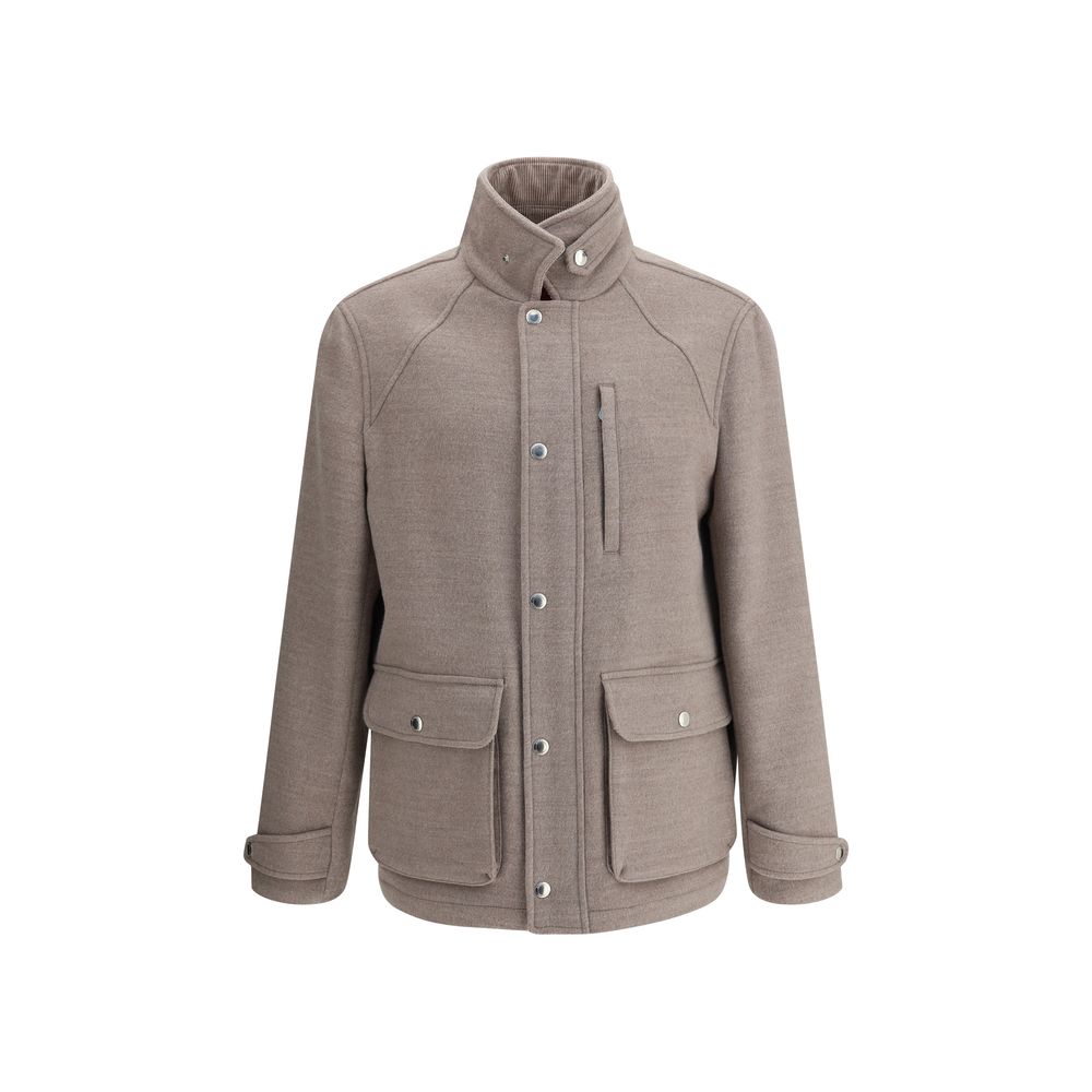 Veste Brunello Cucinelli laine grise