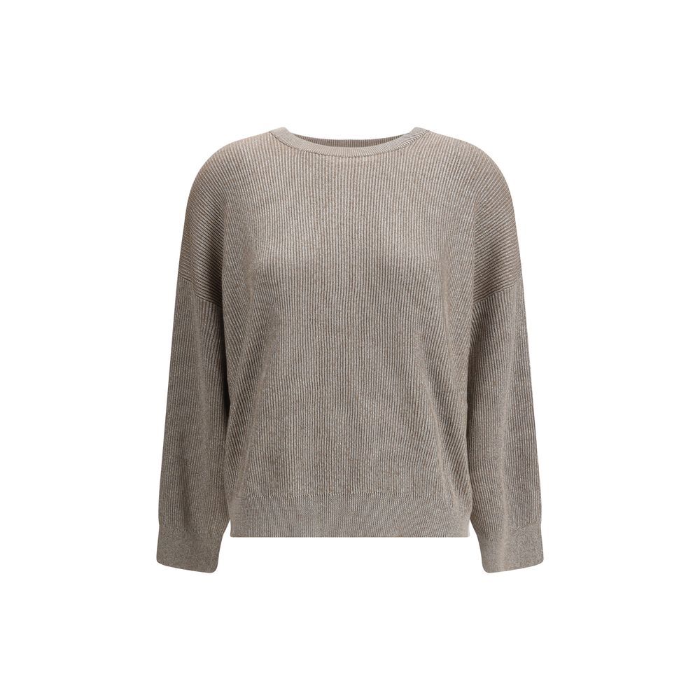 Sweater Brunello Cucinelli lurex métallisé