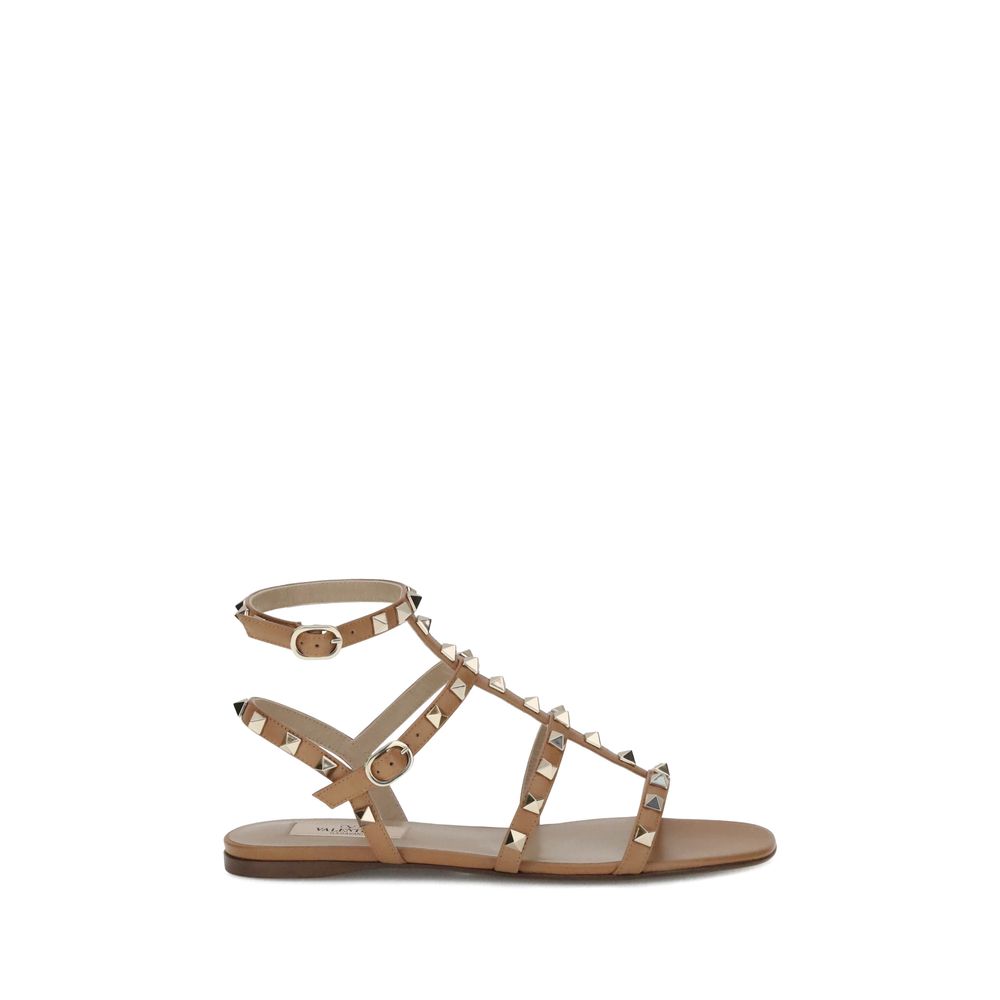 Sandales Valentino Garavani Rockstud noires