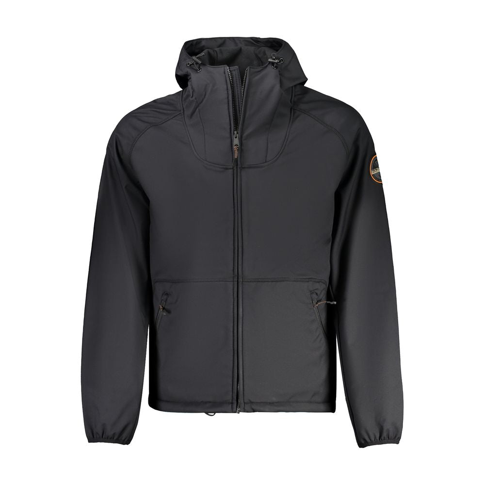 Veste noire à capuche
