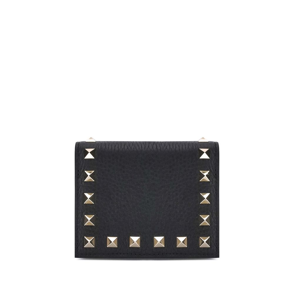 Portefeuille Valentino Garavani Rockstud noir