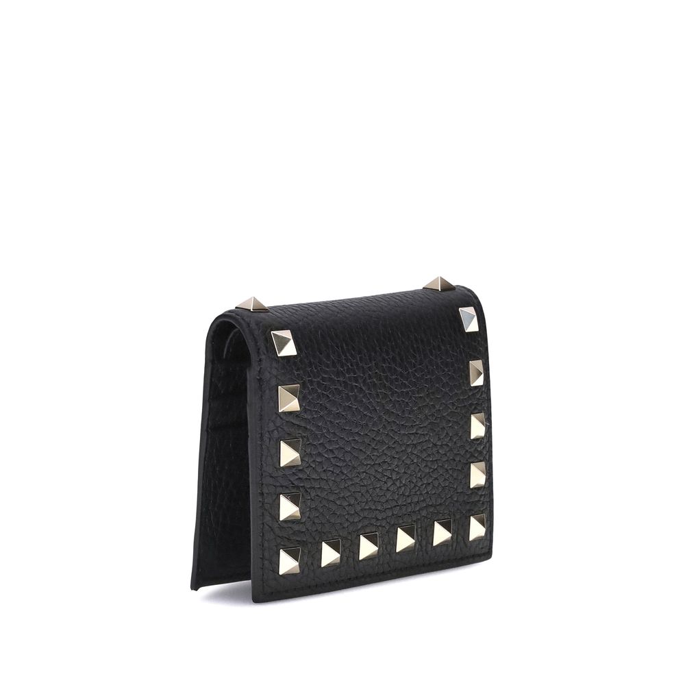 Portefeuille Valentino Garavani Rockstud noir