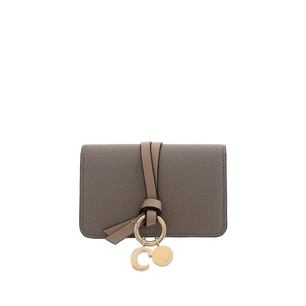 Portefeuille Chloé Alphabet marron