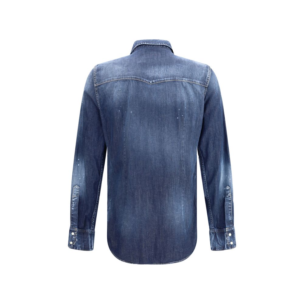 Chemise Dsquared2 Western denim vintage