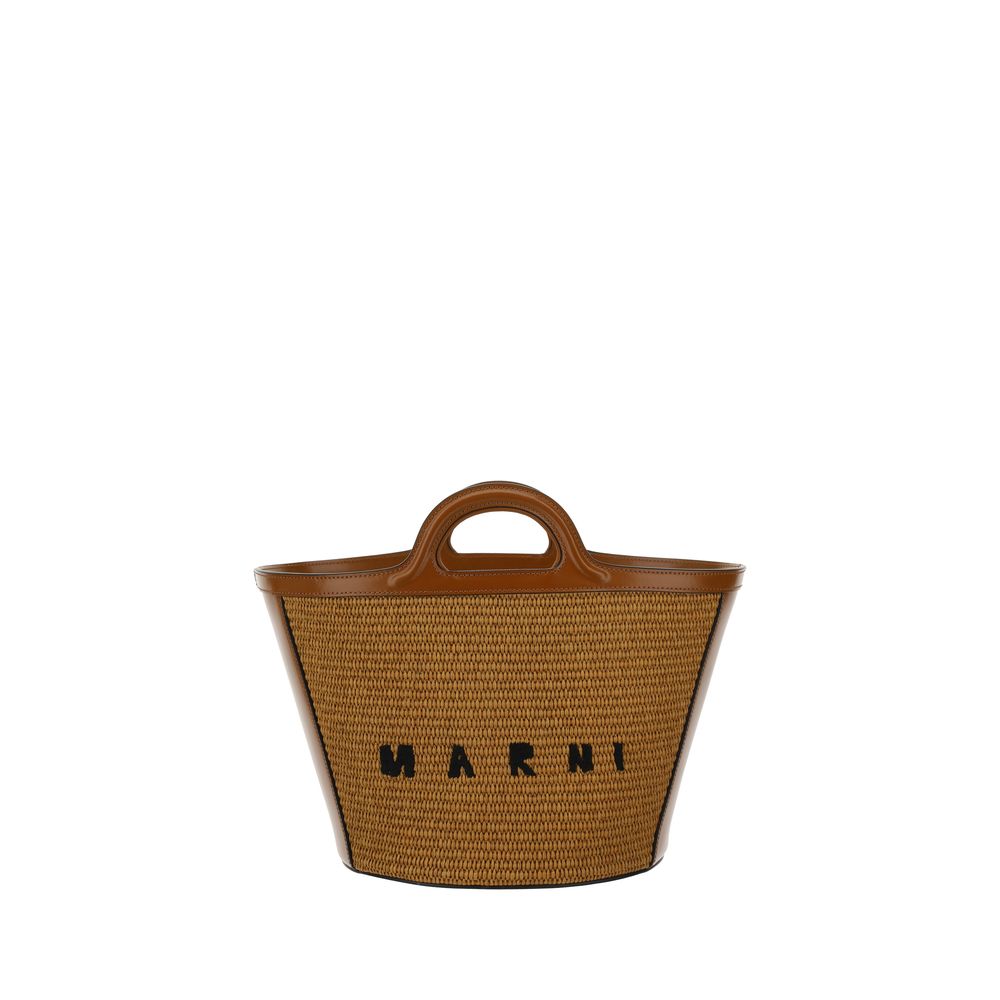 Sac seau Marni Tropicalia beige