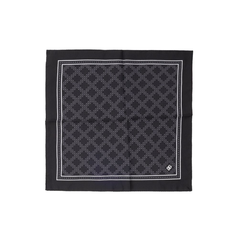 Pochette Dolce & Gabbana géométrique noire