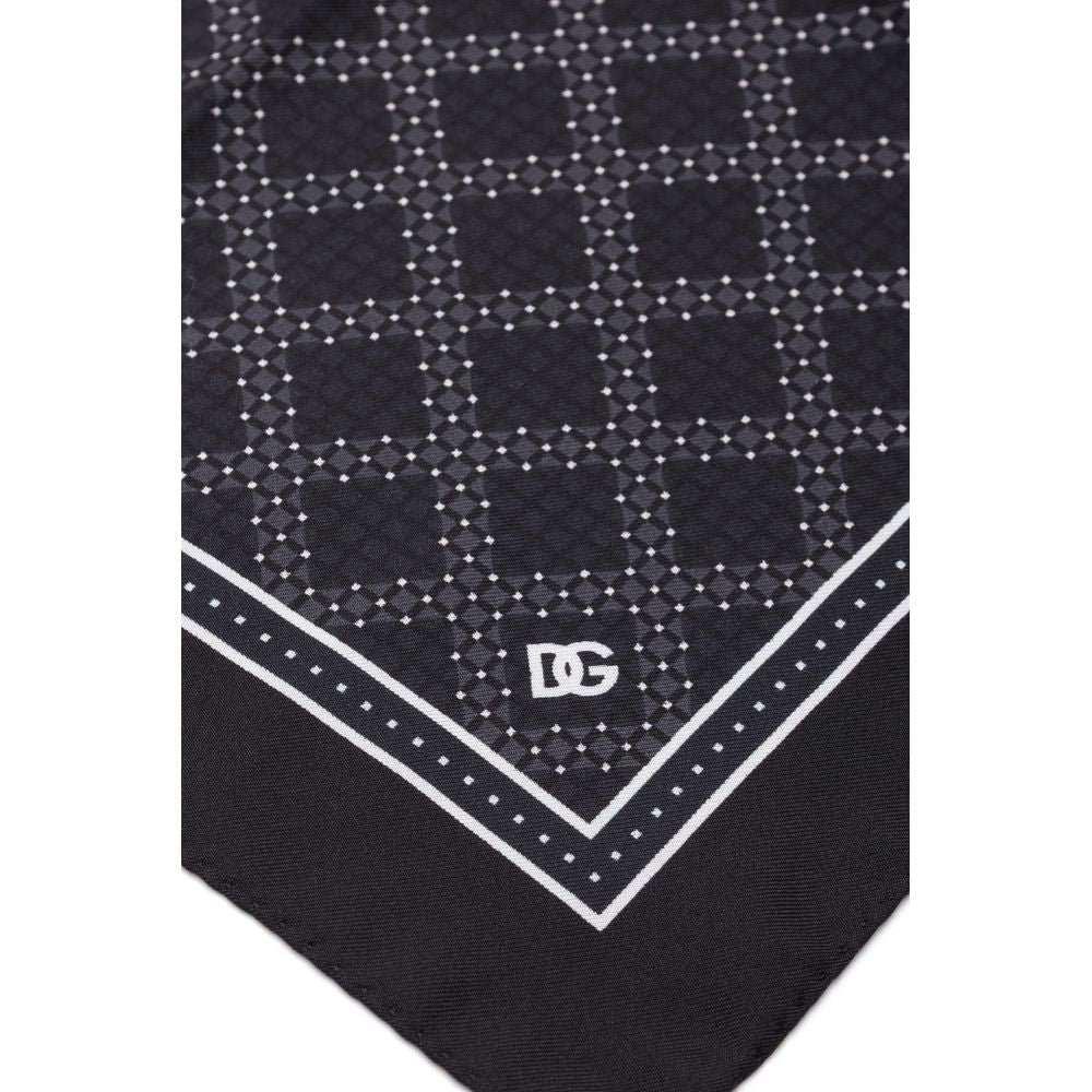 Pochette Dolce & Gabbana géométrique noire