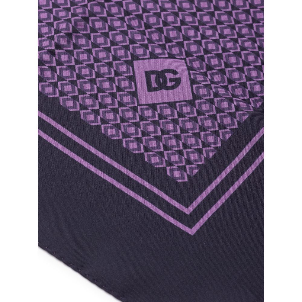 Pochette Dolce & Gabbana géométrique violette