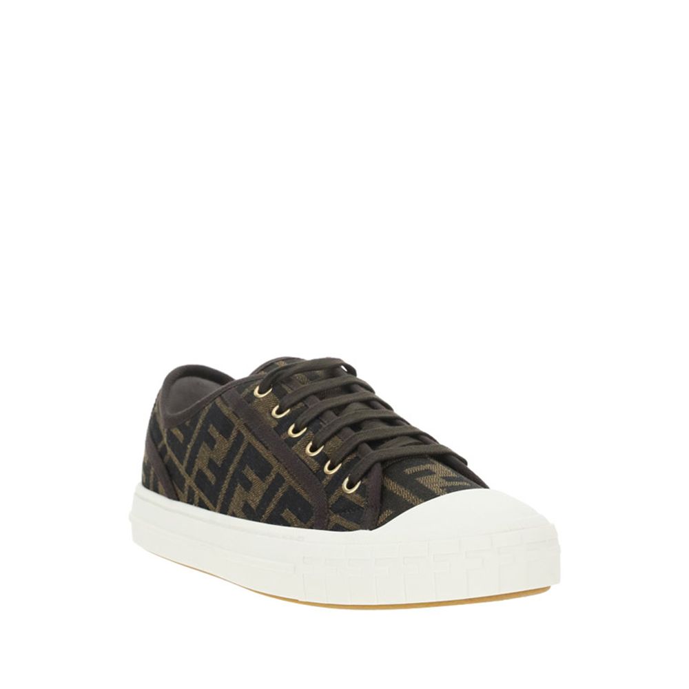 Baskets Fendi monogrammes noires