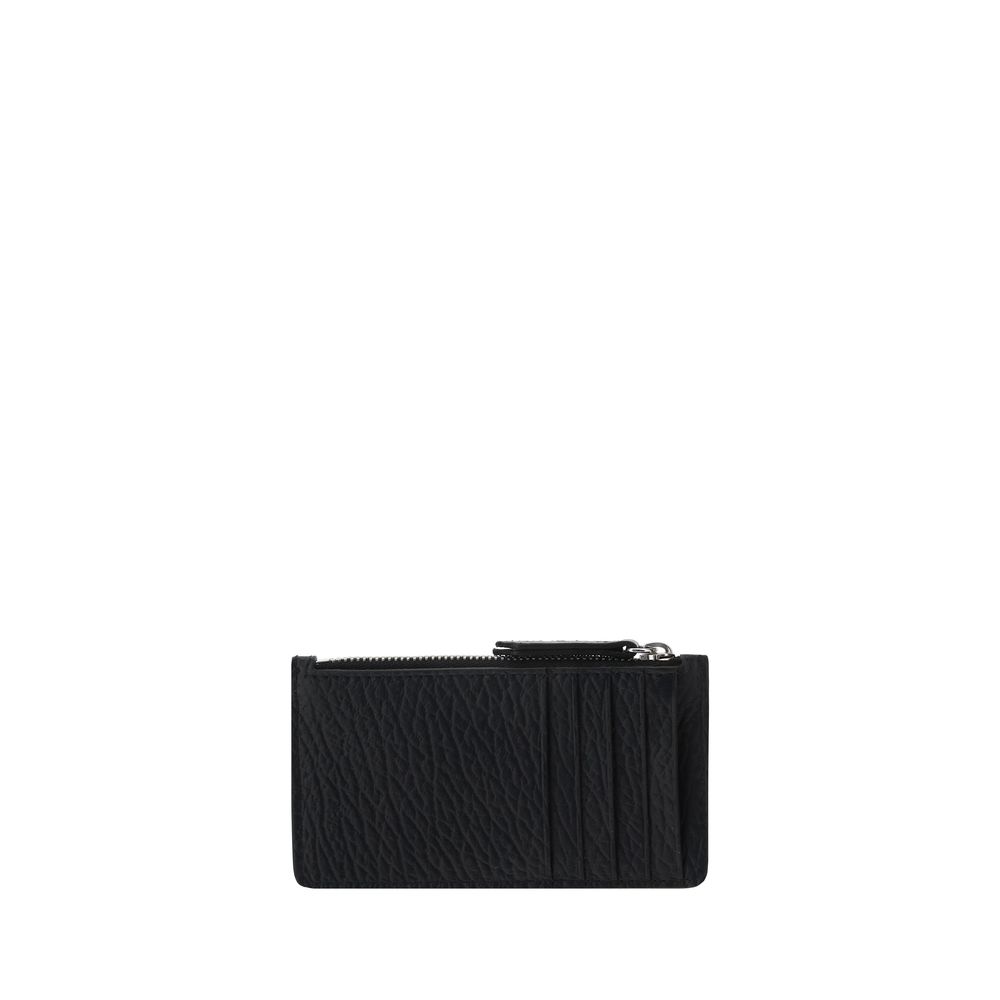 Porte-carte Margiela à fermeture zippée noires