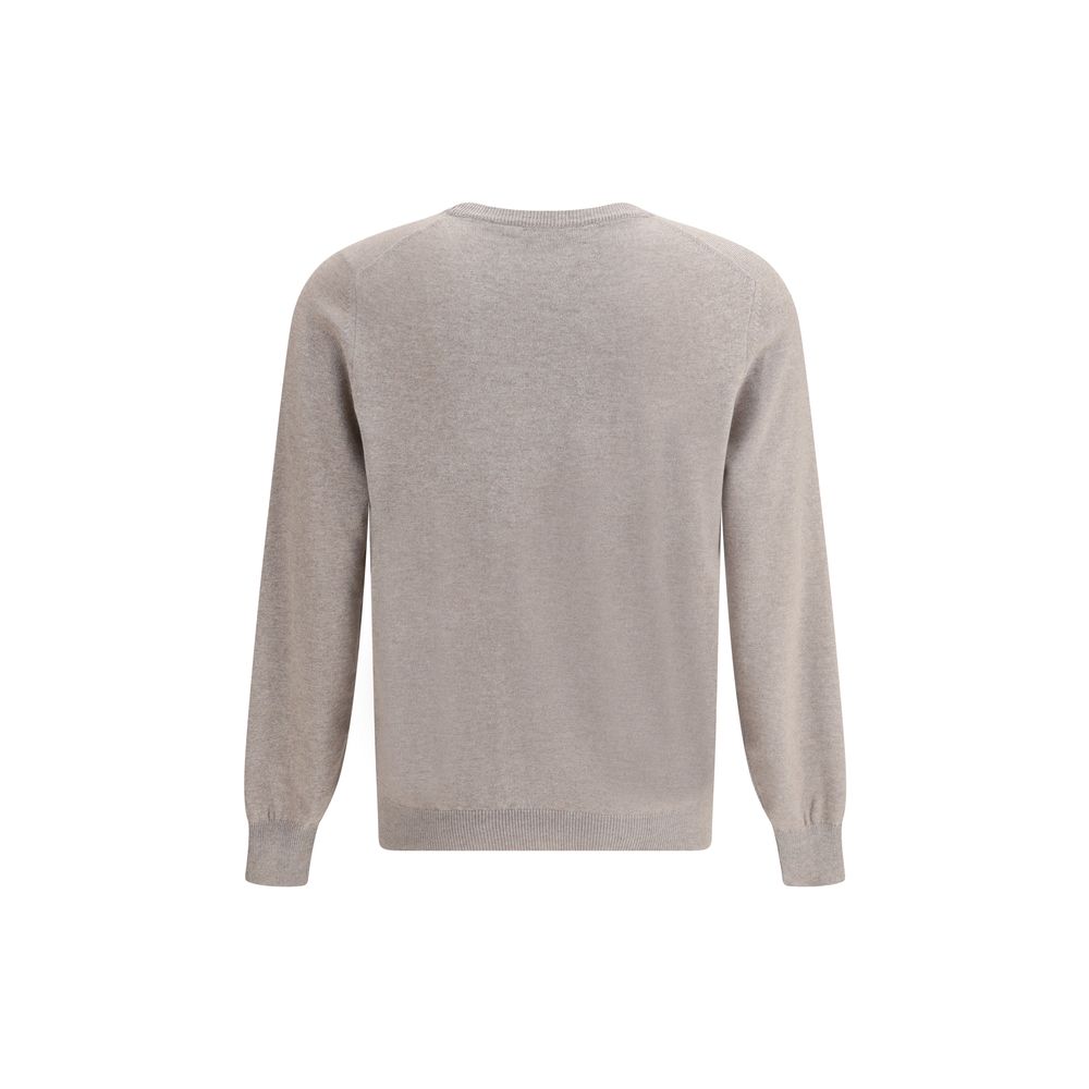 Pull Brunello Cucinelli monochrome gris