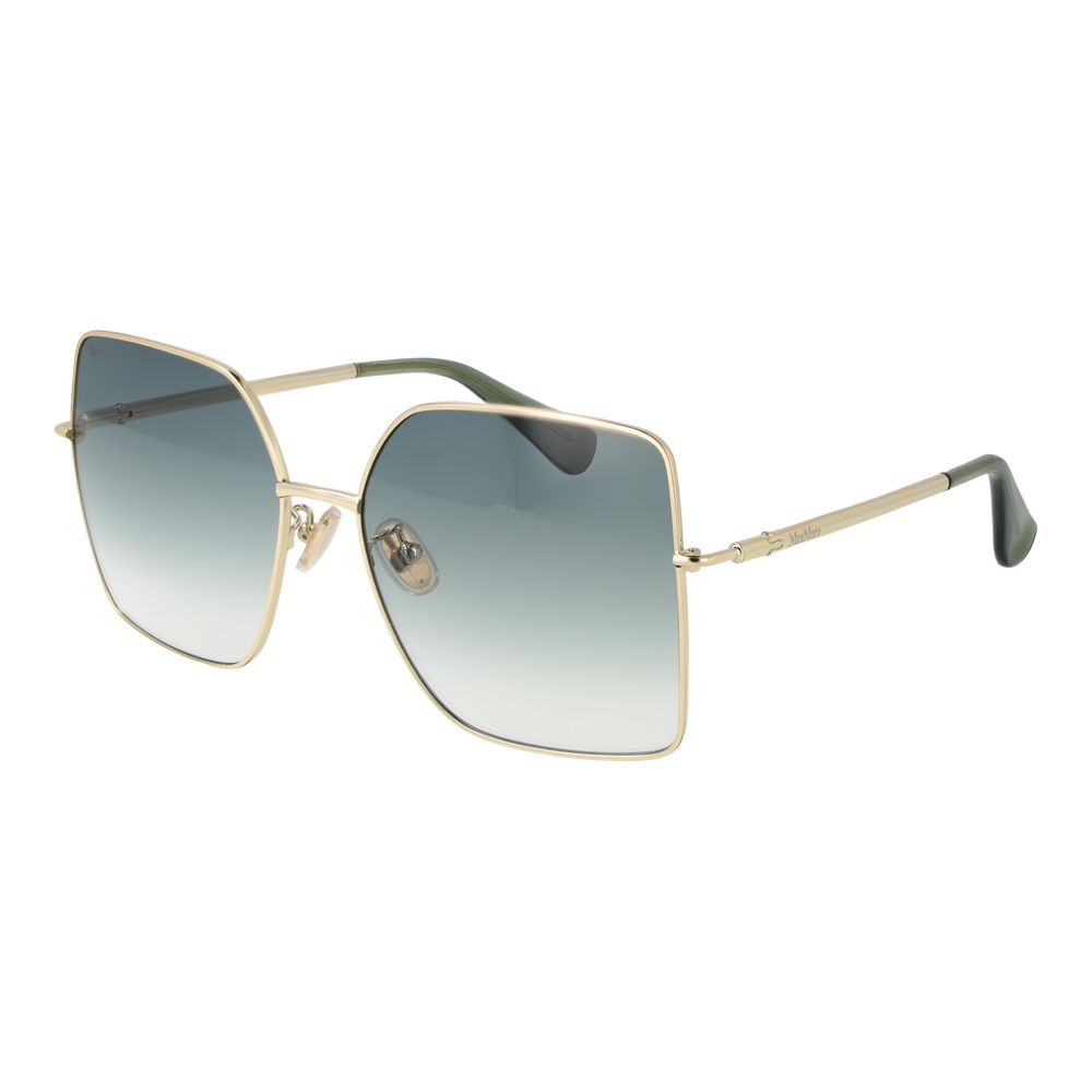 Lunettes de soleil dorées vert dégradé