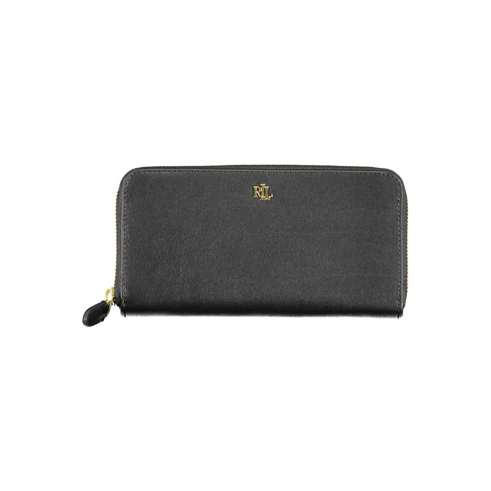 Portefeuille Ralph Lauren classique noir