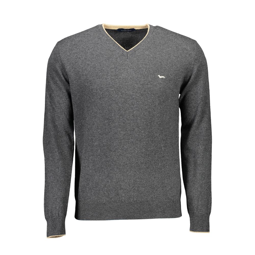 Pull gris avec logo