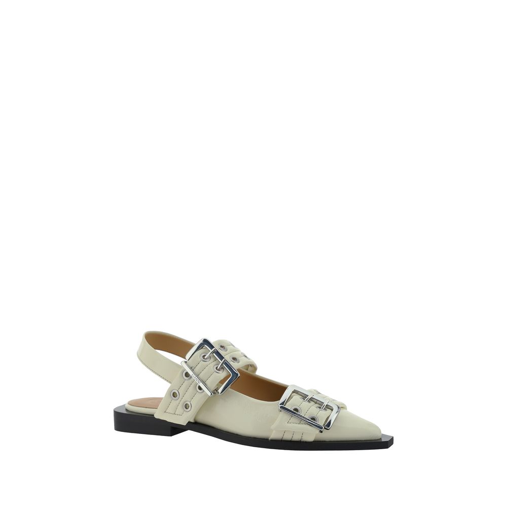 Sandales Ganni Feminine Buckle noires