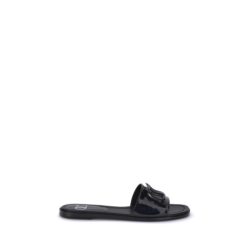 Sandales Valentino Garavani VLogo noires