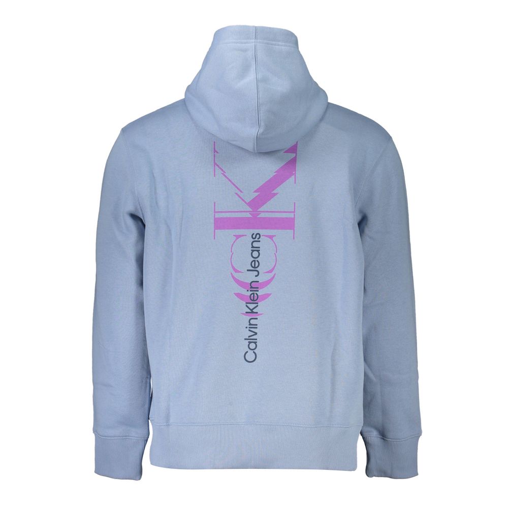 Sweatshirt Calvin Klein avec capuche bleu clair