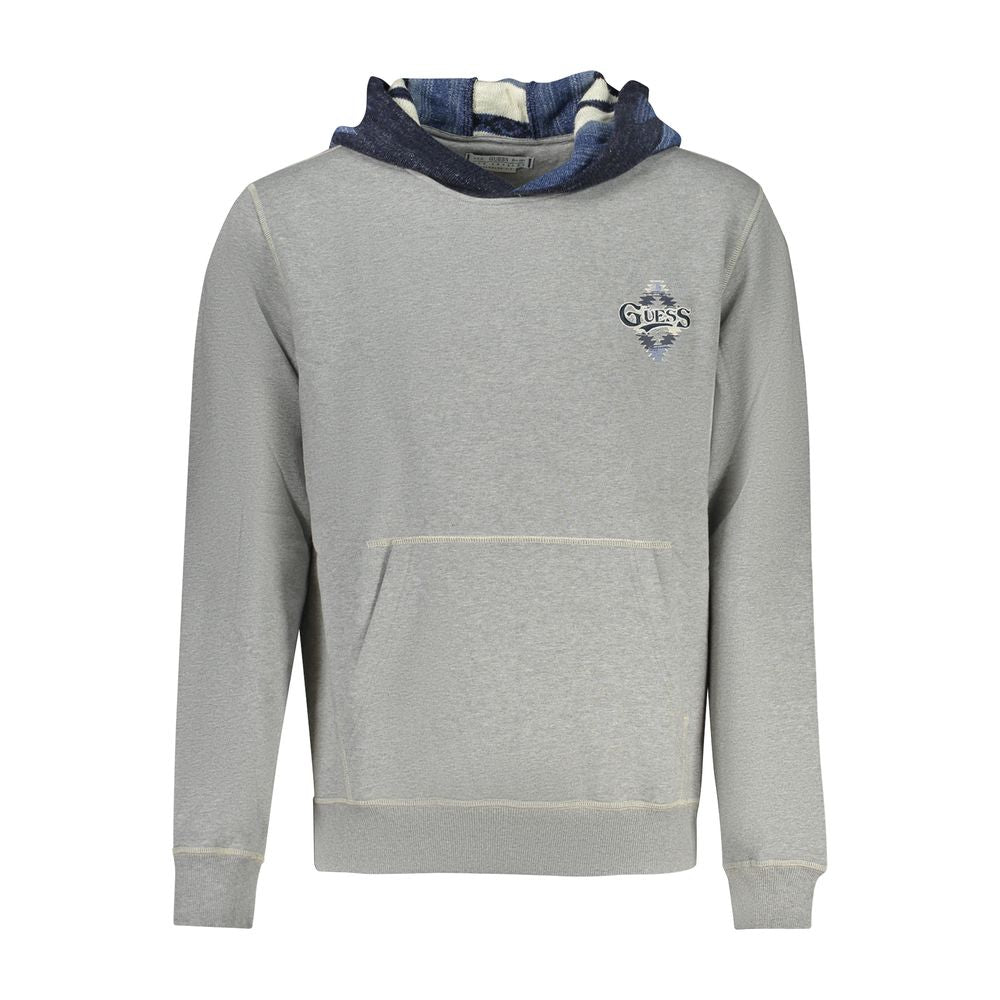Sweatshirt Central Gris à capuche gris