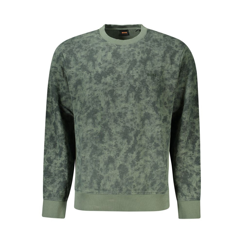 Sweat-shirt Green avec détails contrastés verts