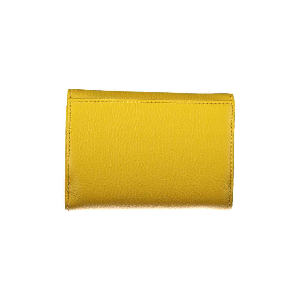 Porte-monnaie Coccinelle cuir jaune
