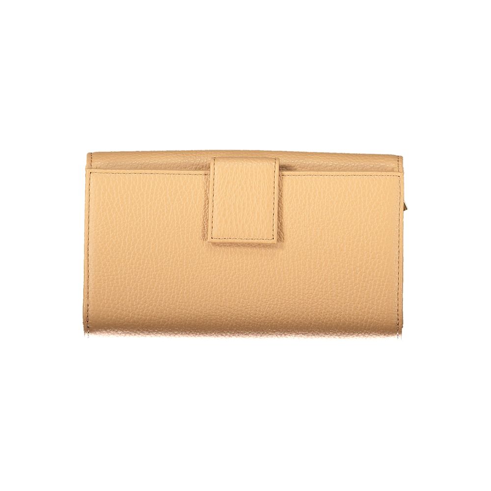 Portefeuille Coccinelle Metallic Soft marron
