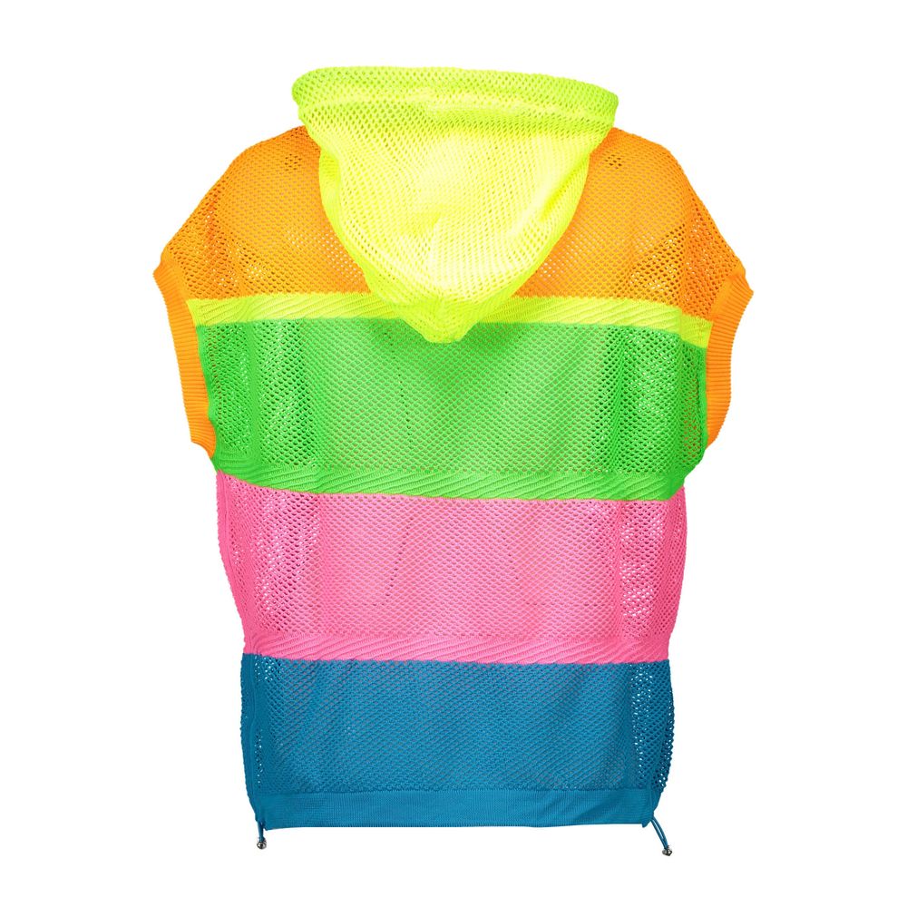 Sweater Multicolore à Capuche