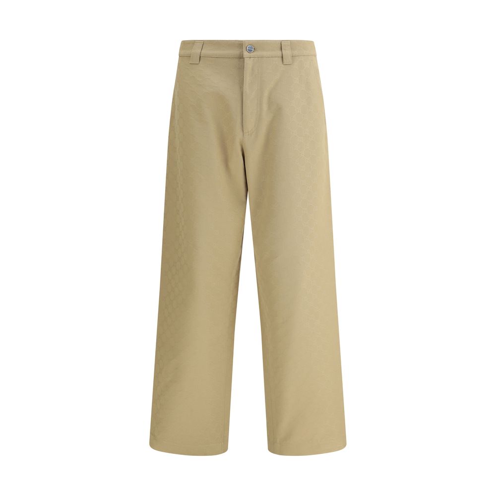 Pantalons Gucci GG noirs