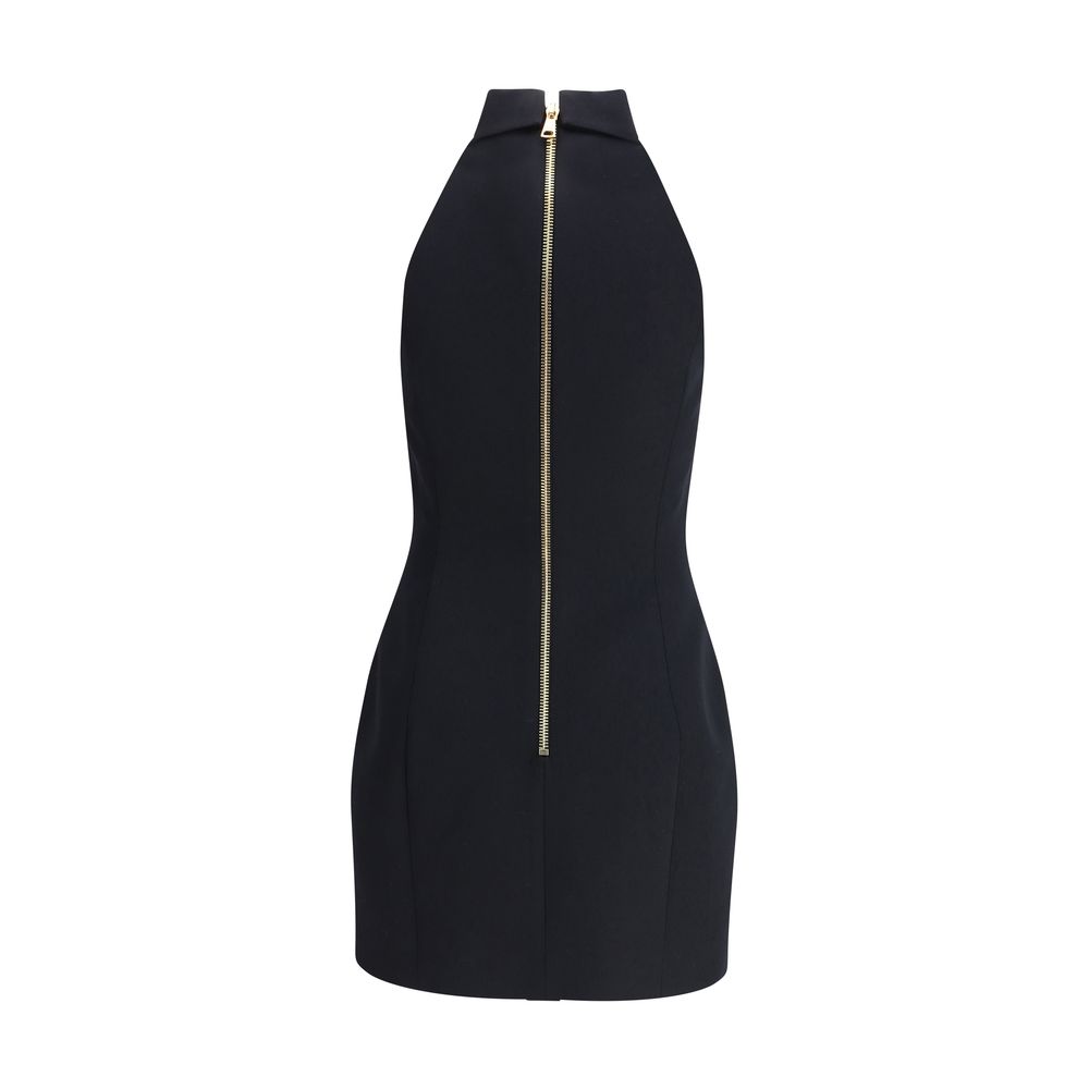 Robe courte Balmain sans manches noire