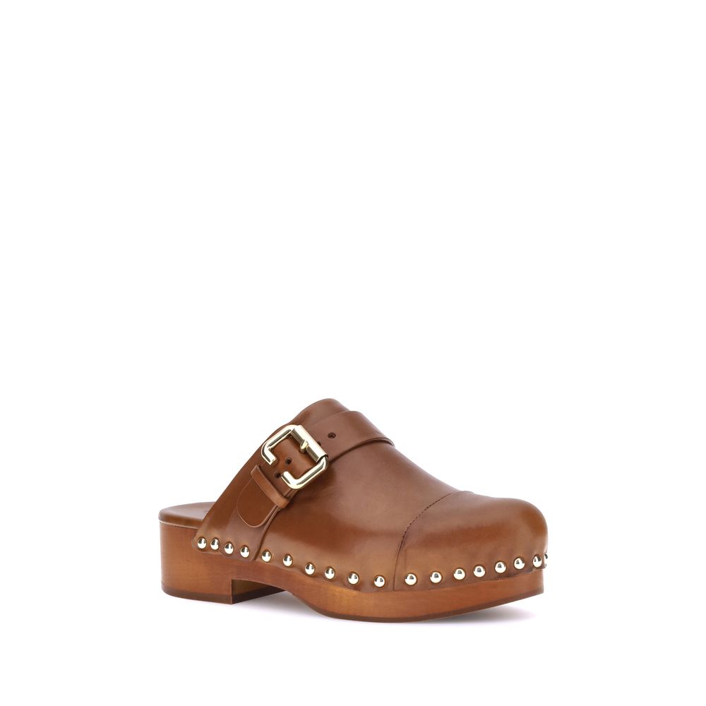 Mules Chloé Jeannette beiges